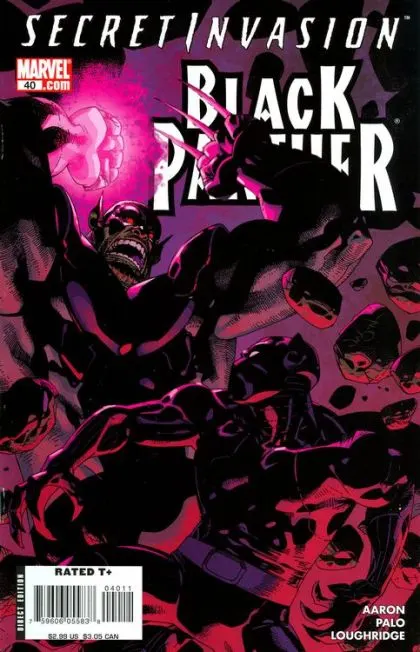 Black Panther, Vol. 4 #40 Jason Pearson Regular comic book cover, 2008