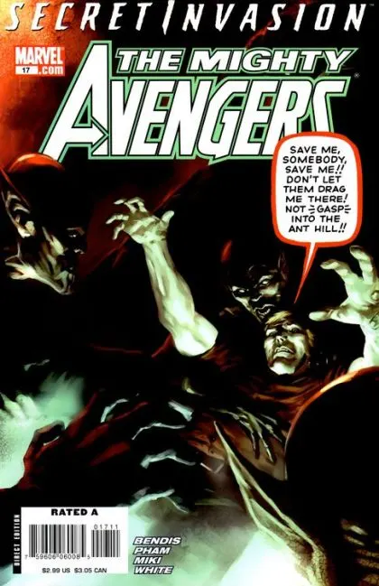 Mighty Avengers, Vol. 1 #17 comic book cover, 2008