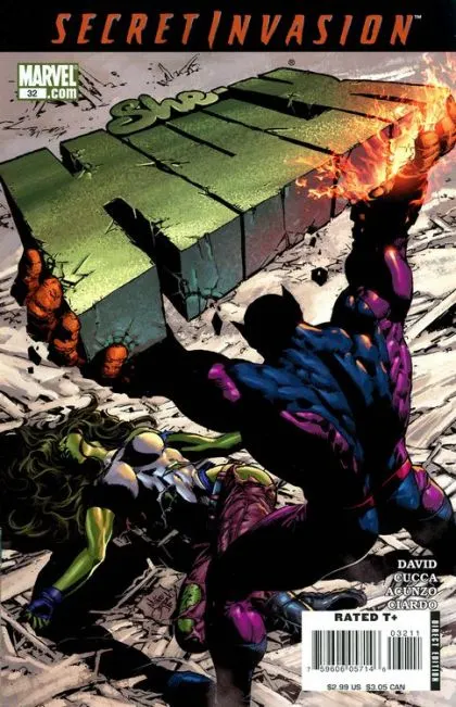 She-Hulk, Vol. 2 #32 Mike Deodato Jr. Regular comic book cover, 2008