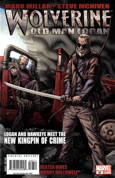 Wolverine, Vol. 3 #68 comic book cover, 2008