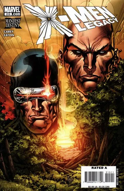 X-Men: Legacy, Vol. 1 #215 Ken Lashley Regular comic book cover, 2008