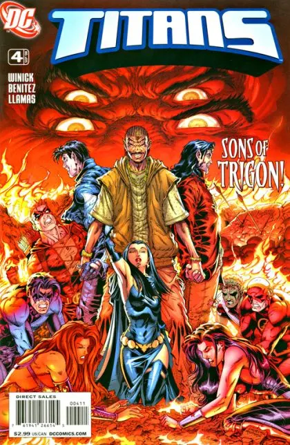 Titans, Vol. 2 #4 comic book cover, 2008