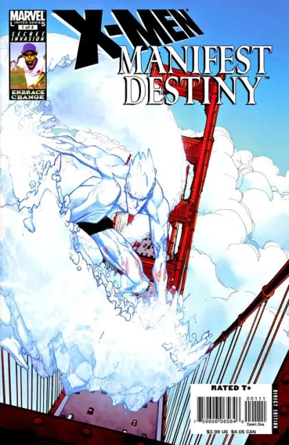 X-Men: Manifest Destiny #1 comic book cover, 2008