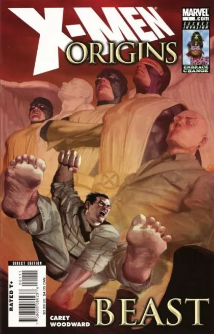 X-Men Origins: Beast #1 comic book cover, 2008