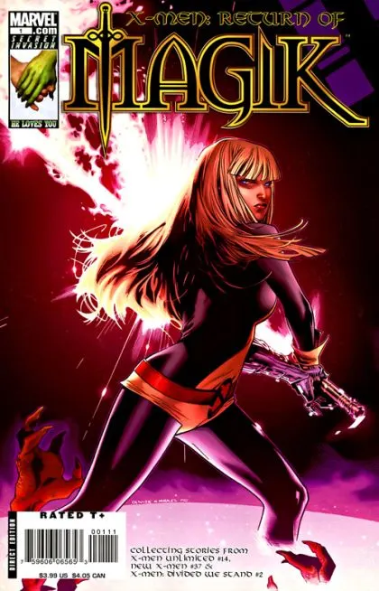 X-Men: Return of Magik #1 comic book cover, 2008