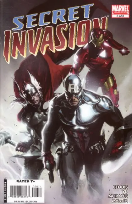Secret Invasion, Vol. 1 #6 Gabriele Dell'Otto Regular comic book cover, 2008