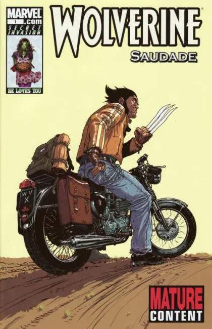 Wolverine: Saudade #1 comic book cover, 2008