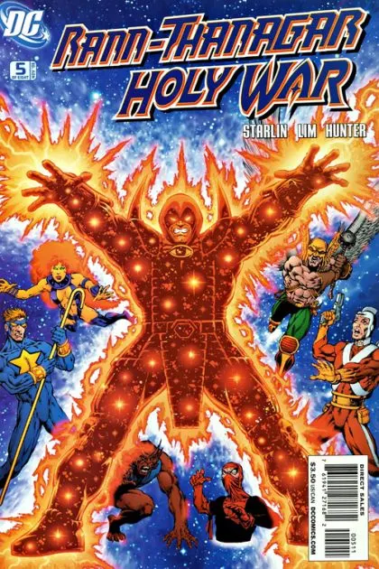 Rann-Thanagar: Holy War #5 comic book cover, 2008