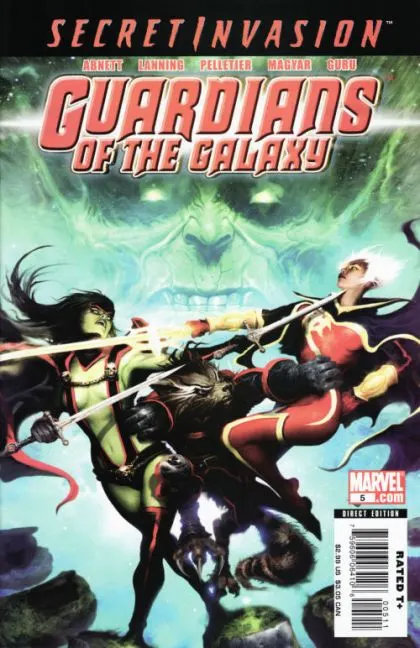 Guardians of the Galaxy, Vol. 2 #5 Regular Clint Langley Cover comic book cover, 2008