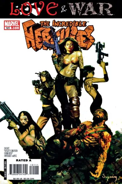 Incredible Hercules #121 Arthur Suydam Regular comic book cover, 2008