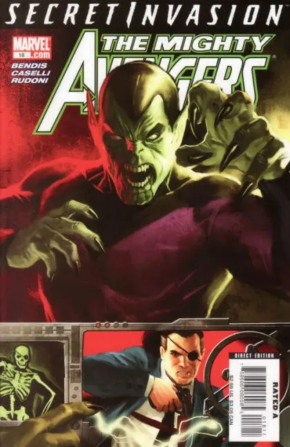 Mighty Avengers, Vol. 1 #18 comic book cover, 2008