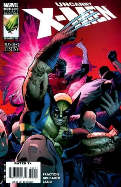 Uncanny X-Men, Vol. 1 #502 Greg Land Regular comic book cover, 2008