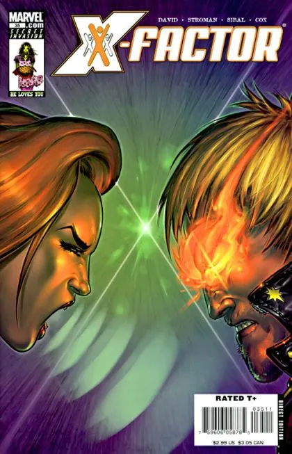 X-Factor, Vol. 3 #35 Boo Cook Regular comic book cover, 2008