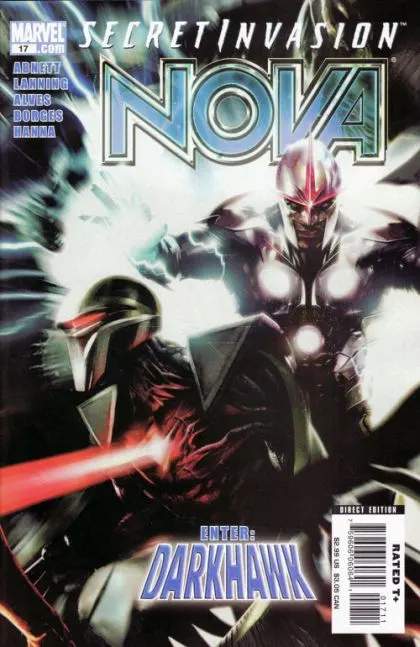 Nova, Vol. 4 #17 Francesco Mattina Regular comic book cover, 2008