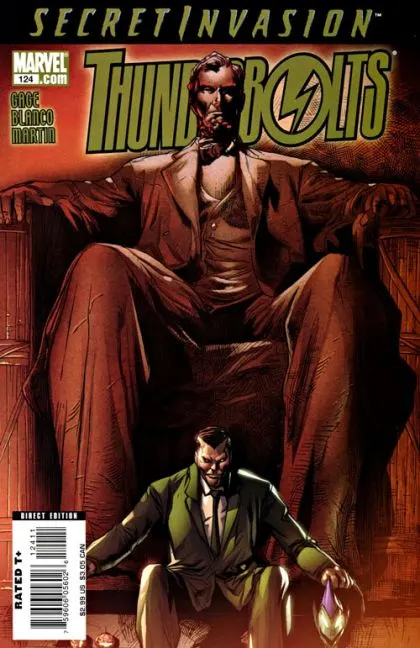 Thunderbolts, Vol. 1 #124 comic book cover, 2008