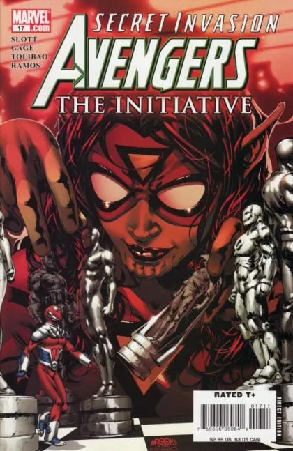 Avengers: The Initiative #17 Mark Brooks Regular comic book cover, 2008