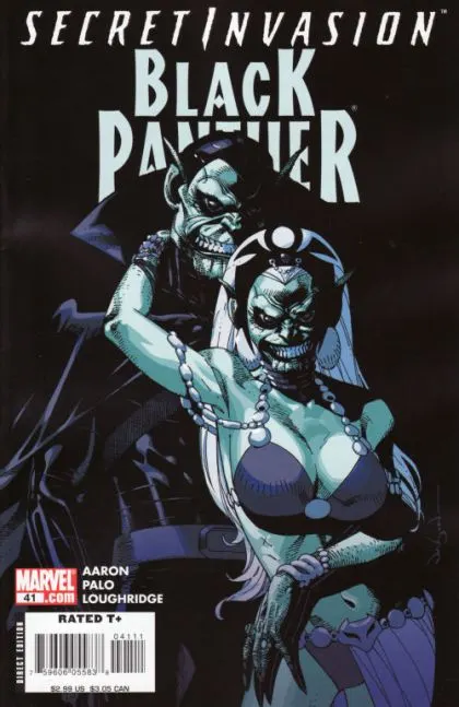 Black Panther, Vol. 4 #41 comic book cover, 2008