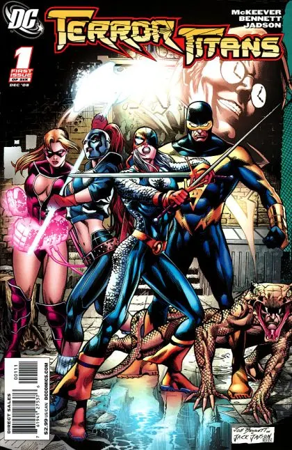 Terror Titans #1 comic book cover, 2008