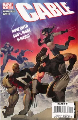 Cable, Vol. 2 #7 Regular Ariel Olivetti Cover comic book cover, 2008