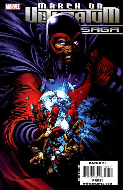 March On Ultimatum Saga #0 comic book cover, 2008