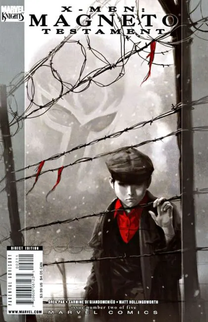 X-Men: Magneto Testament #2 comic book cover, 2008