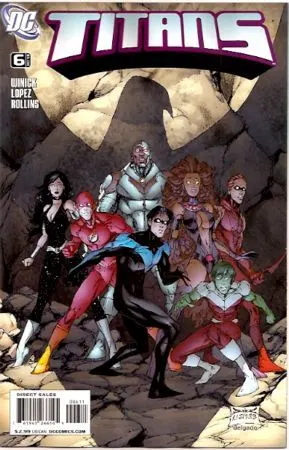 Titans, Vol. 2 #6 comic book cover, 2008