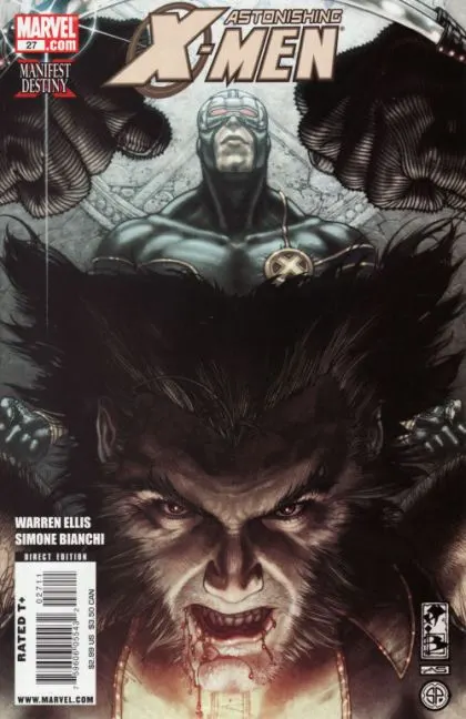 Astonishing X-Men, Vol. 3 #27 Direct Edition comic book cover, 2008