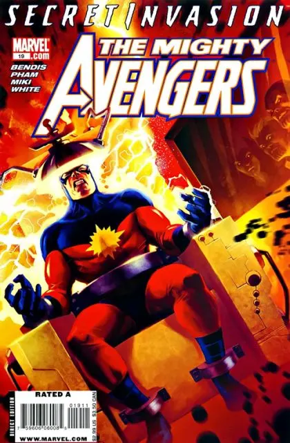 Mighty Avengers, Vol. 1 #19 comic book cover, 2008