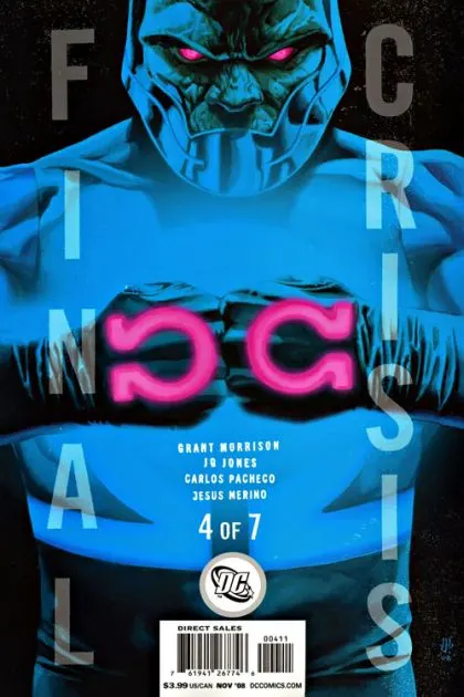 Final Crisis #4 J.G. Jones Regular comic book cover, 2008