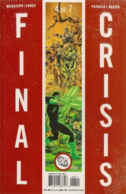 Final Crisis #4 Carlos Pacheco Variant comic book cover, 2008