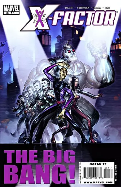 X-Factor, Vol. 3 #36 Boo Cook Regular comic book cover, 2008