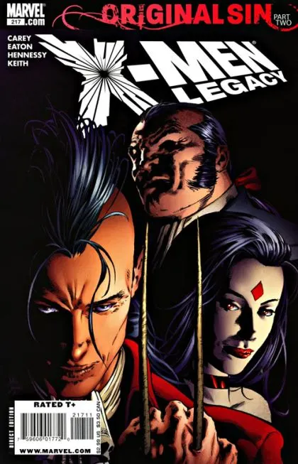 X-Men: Legacy, Vol. 1 #217 Mike Deodato Jr. Regular comic book cover, 2008