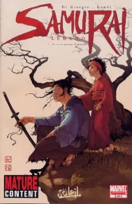 Samurai Legend #2 comic book cover, 2008
