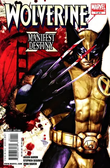 Wolverine: Manifest Destiny #1 Direct Edition comic book cover, 2008