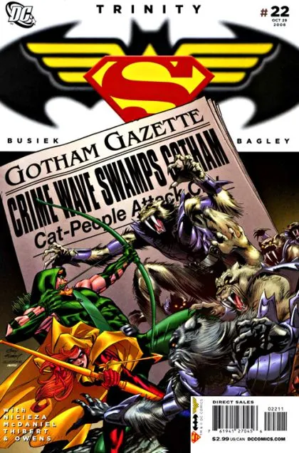 Trinity, Vol. 1 #22 comic book cover, 2008
