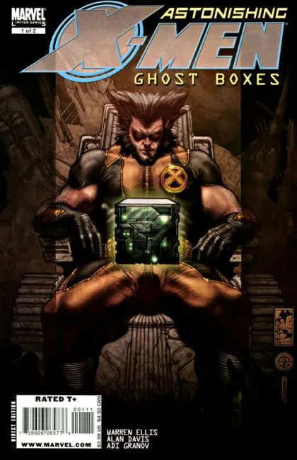 Astonishing X-Men: Ghost Boxes #1 comic book cover, 2008