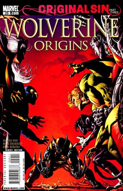 Wolverine: Origins #29 Mike Deodato regular comic book cover, 2008