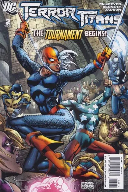 Terror Titans #2 comic book cover, 2009
