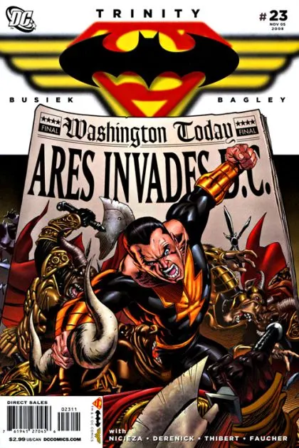 Trinity, Vol. 1 #23 comic book cover, 2008