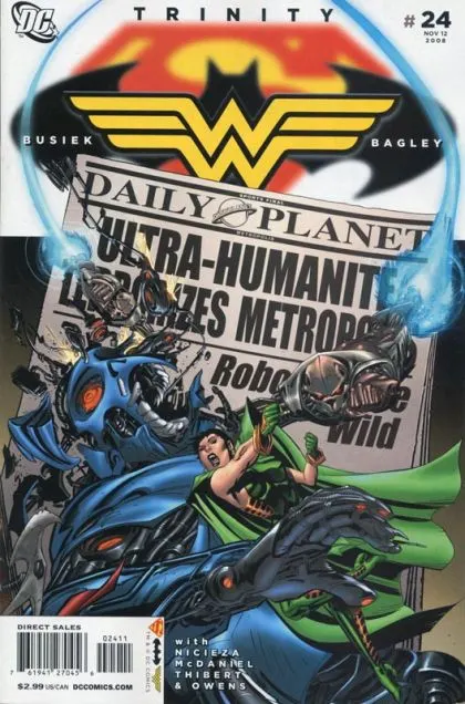 Trinity, Vol. 1 #24 comic book cover, 2008