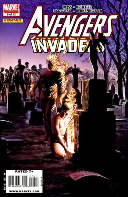 Avengers / Invaders #6 Direct Edition comic book cover, 2009