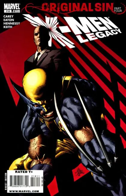 X-Men: Legacy, Vol. 1 #218 Mike Deodato Jr. Regular comic book cover, 2009