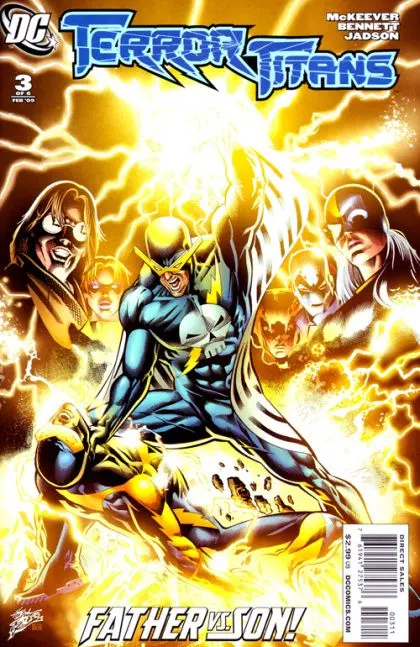 Terror Titans #3 comic book cover, 2009