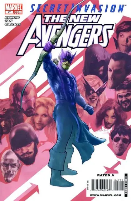 New Avengers, Vol. 1 #47 Aleksi Briclot Regular comic book cover, 2009