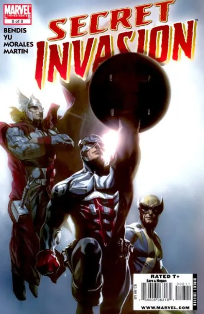 Secret Invasion, Vol. 1 #8 Gabriele Dell'Otto Regular comic book cover, 2009