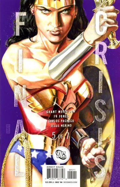 Final Crisis #5 J.G. Jones Regular comic book cover, 2008