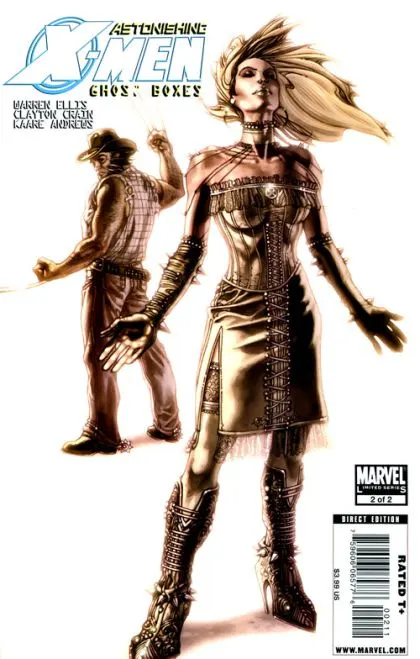 Astonishing X-Men: Ghost Boxes #2 Direct Edition comic book cover, 2009