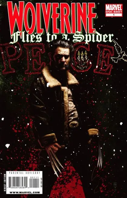 Wolverine: Flies to a Spider #1 comic book cover, 2009