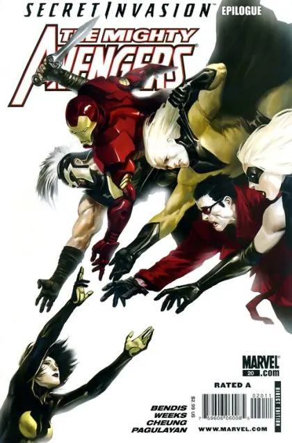 Mighty Avengers, Vol. 1 #20 Marko Djurdjević Regular comic book cover, 2009