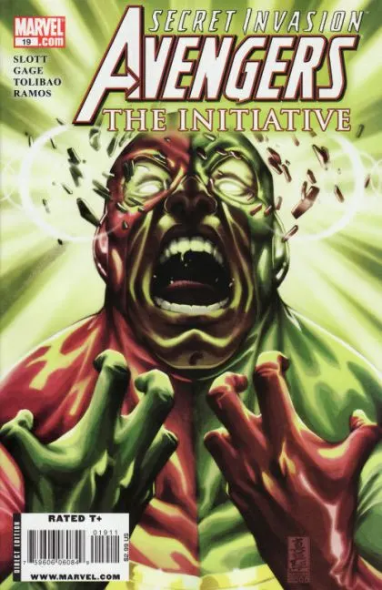 Avengers: The Initiative #19 Mark Brooks Regular comic book cover, 2009